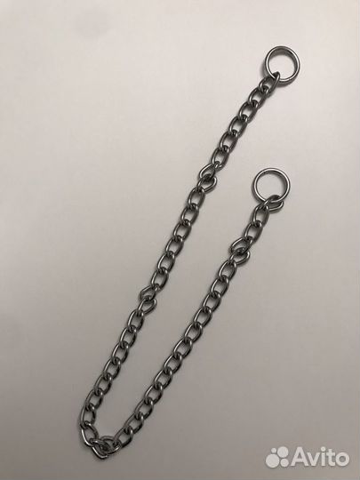 Рывковая цепочка/ошейник-удавка для собак 74 см