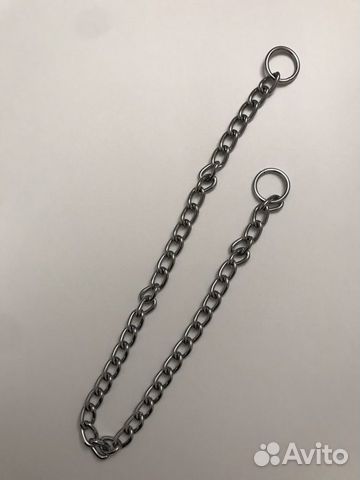 Рывковая цепочка/ошейник-удавка для собак 74 см