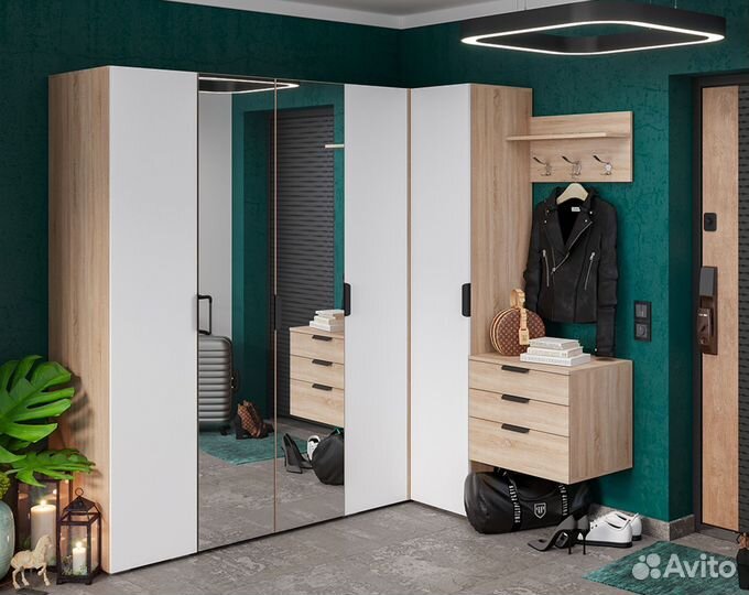 Шкаф с 2 зеркалами