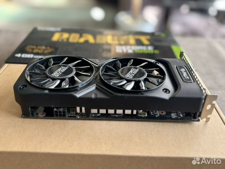 Видеокарта Palit GeForce GTX 1050 Ti dual OC 4GB