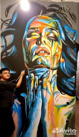 Роспись стен, рисунок на стене Челябинск