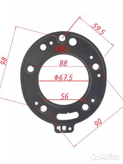 Прокладка головки цилиндра MT250/230, DT230/250