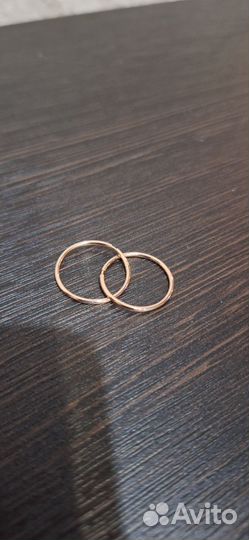 Золотые серьги 585 новые