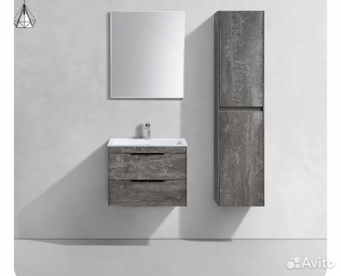 Тумба с раковиной Vincea Chiara 2D 60, 2 ящика