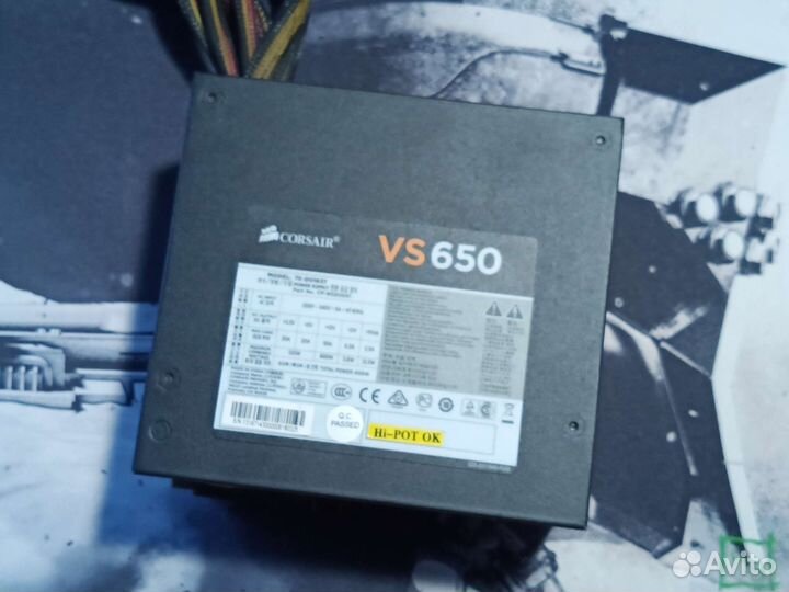 Блок питания Corsair vs650
