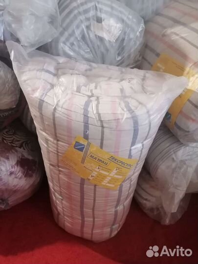 Ватный Матрас в тике 90х190х8см