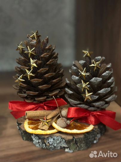 Шишки,ёлки,декор