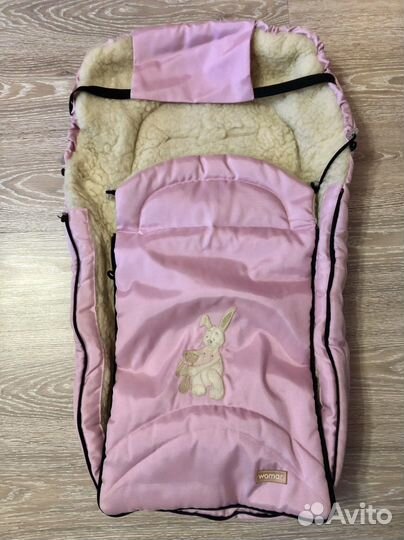 Зимний конверт в коляску