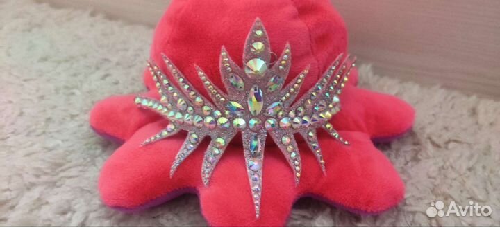 Украшение на голову, пучок, полупальцы со стразами