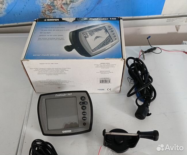 Эхолот Garmin Fishfinder 140 без датчика Гармин