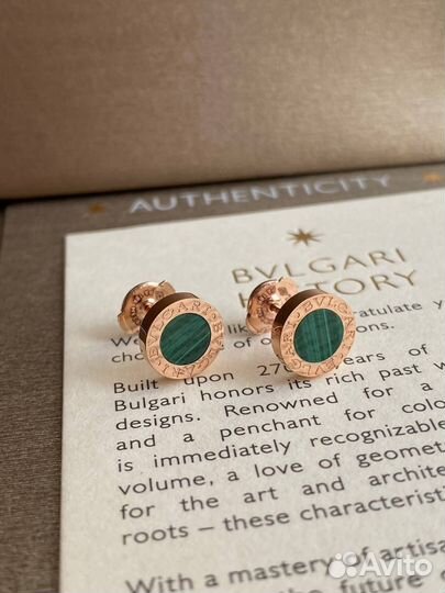 Bvlgari серьги