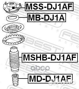 Опора амортизационной стойки перед прав/лев