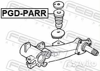 PGD-parr отбойник амортизатора заднего Peugeot