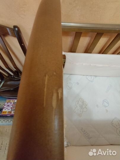 Детская кроватка с матрасом и бортиками