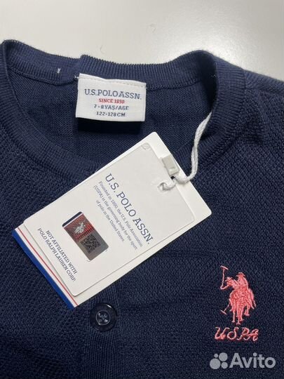 Кардиган US Polo новый для девочки