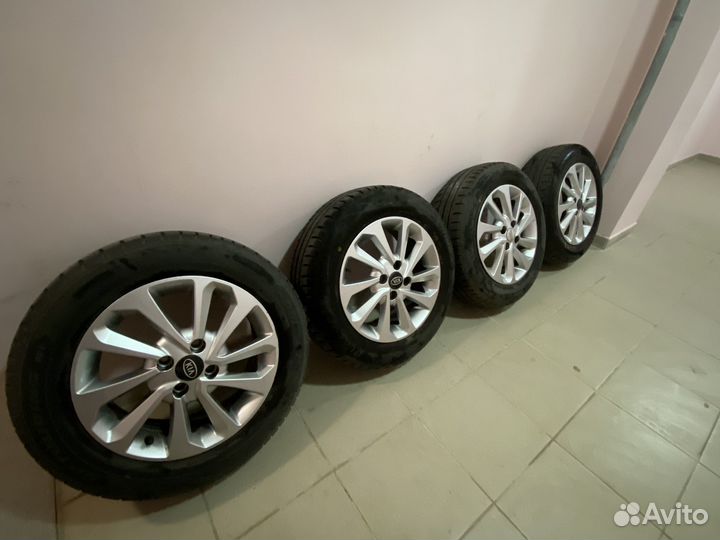 Колеса в сборе r15 летние на киа рио и солярис