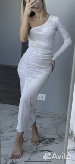 Платье велюр