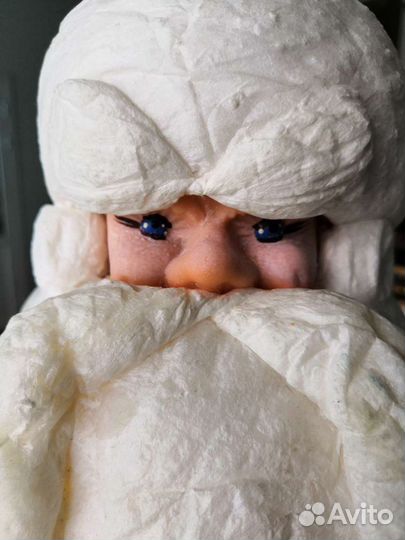 Винтажные ёлочные игрушки. Дед мороз