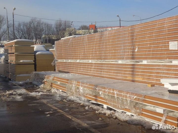 Сэндвич панели бу 20000 м2 в наличии