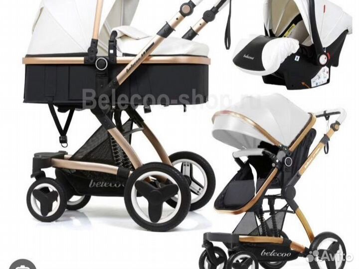 Коляска belecoo 3 в 1 (б/у)