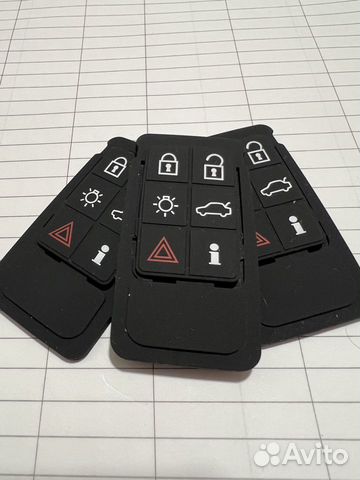 Резинки ключа Volvo (Вольво) 6 кнопок