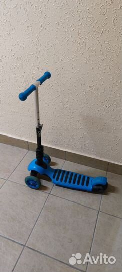 Самокат детский трехколесный бу