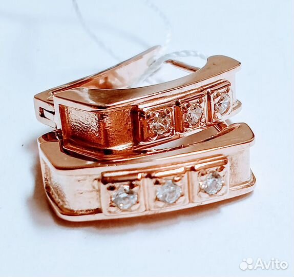 Золотые серьги 585 проба