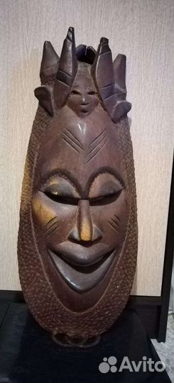Африканская маска из дерева(Сенегал)