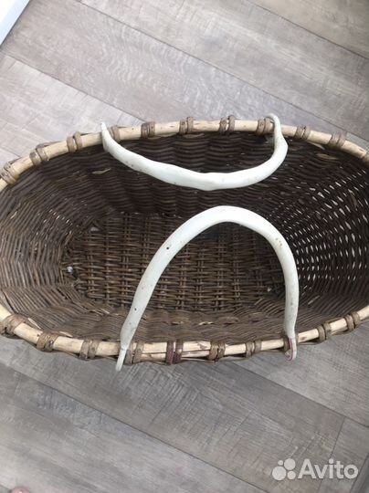 Корзина плетеная большая