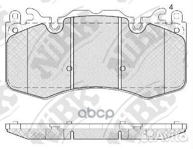 PN0567 Колодки тормозные land rover discovery/R