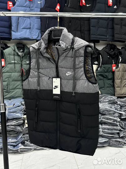 Жилет tnf, nike