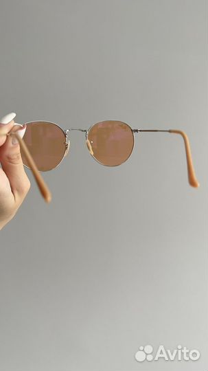 Очки Ray Ban персиковые оригинал