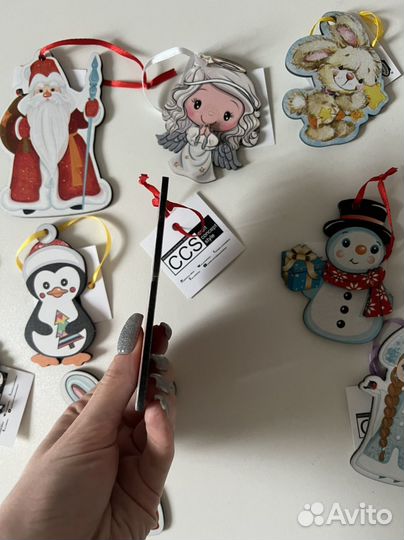 Новогодние елочные игрушки новые