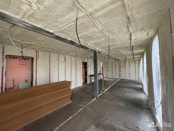 Утепление пенополиуретаном домов \ inov