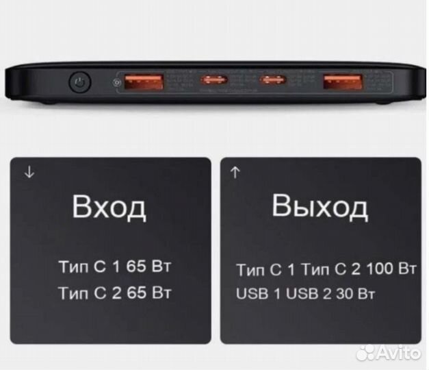 Внешний аккумулятор Baseus Blade power bank 100w