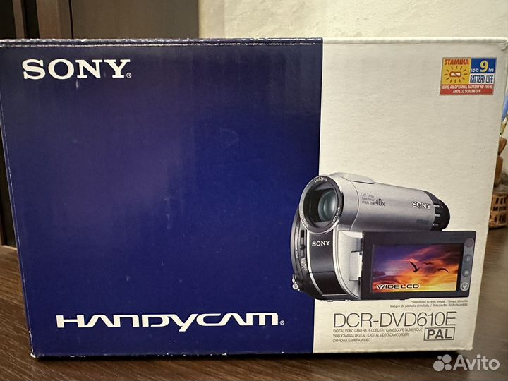 Видеокамера sony handycam dcr-dvd610e