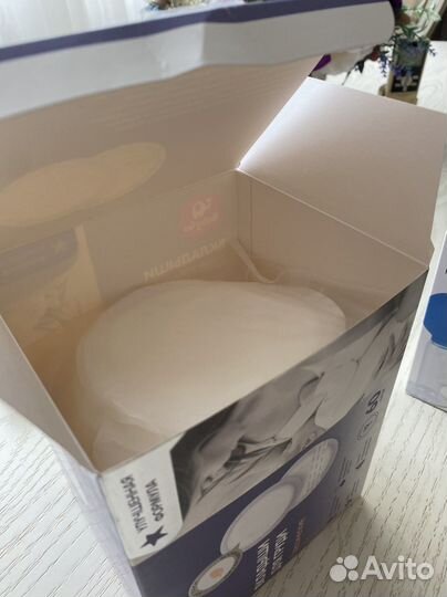 Вкладыши для груди, молокоотсос, чай для кормящих