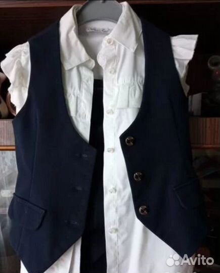 Школьная форма для девочки 128 р весь комплект