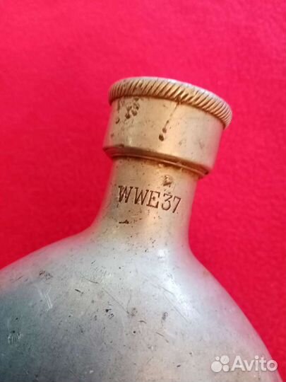 Фляжка немецкая алюминиевая