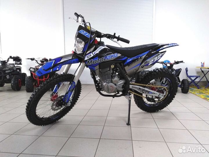 Мотоцикл кросс XT300 HS (175FMM) (BB-300cc) синий