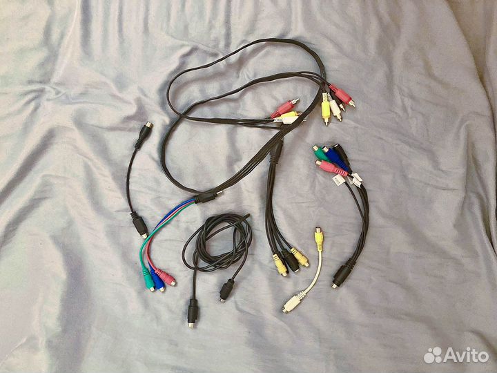 Кабели:s-video, 4rca, компонент, композит