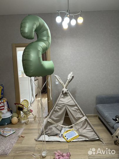 Шарики цифра 2 и 1