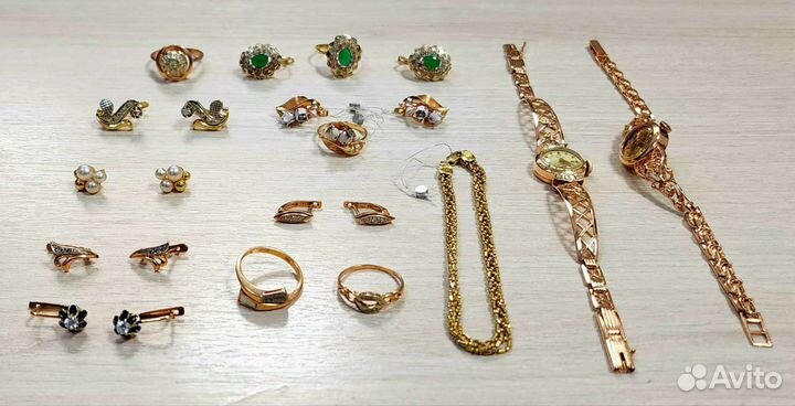 Золотые кольца,серьги,часы 583,585,750 пробы