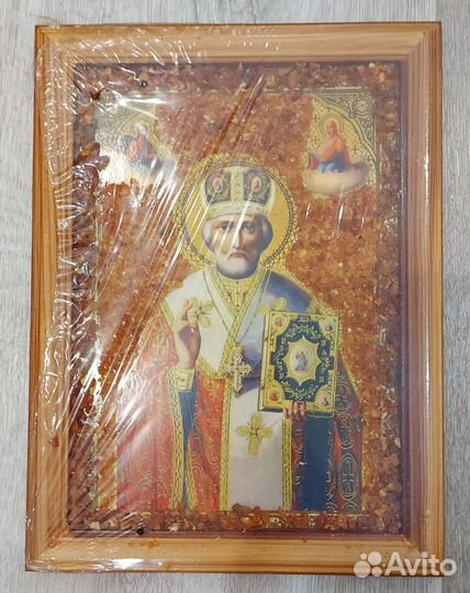 Иконы из янтаря