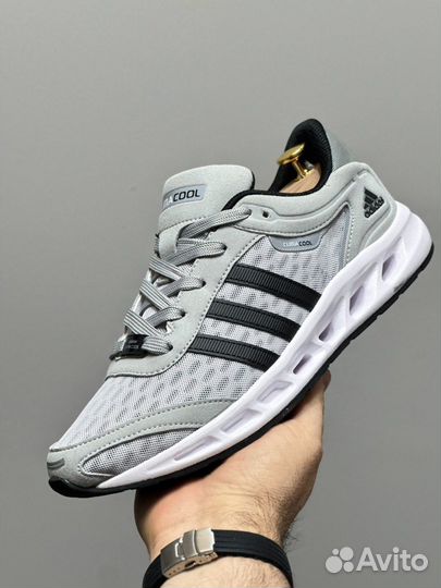 Кроссовки Adidas clima cool серые 4