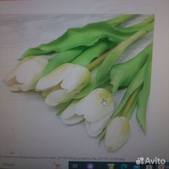 Букет тюльпанов (силикон)