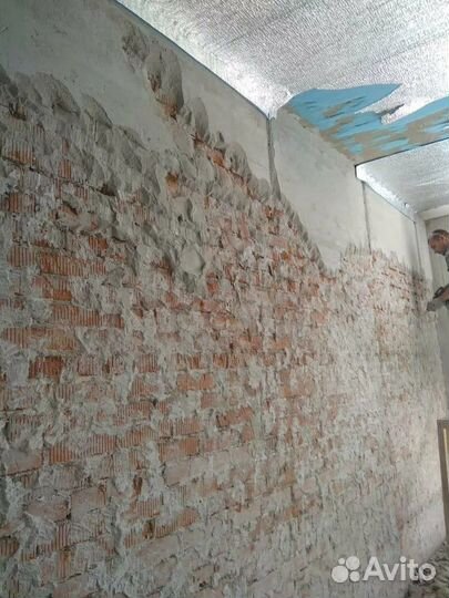 Демонтаж штукатурки