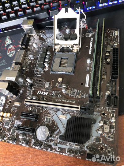 Материнская плата h310m pro vd plus