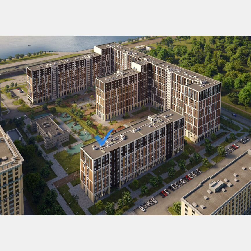 1-к. апартаменты, 35,6 м², 7/18 эт.