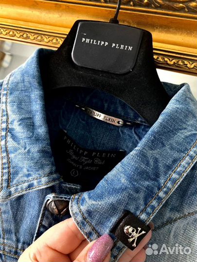 Куртка джинсовая мужская philipp plein оригинал